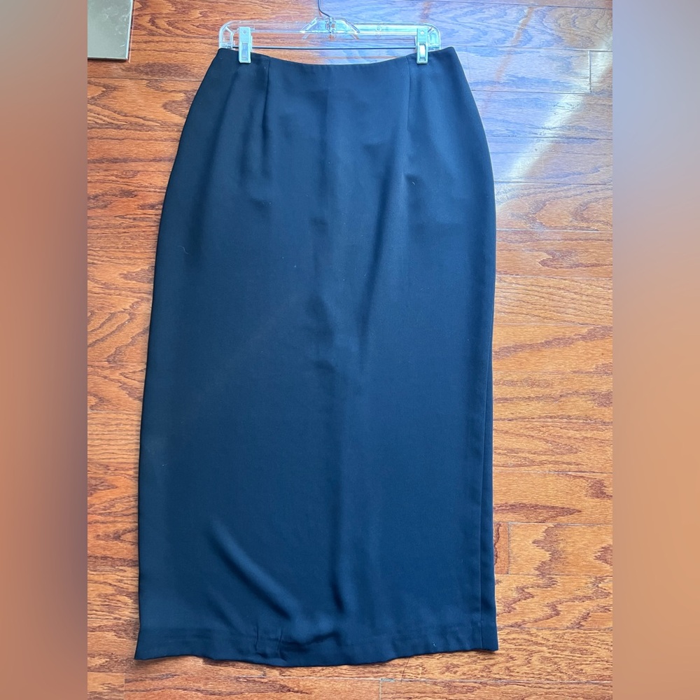 Style & Co. Classic Black Maxi Skirt Size 12 - Picture 3 of 5